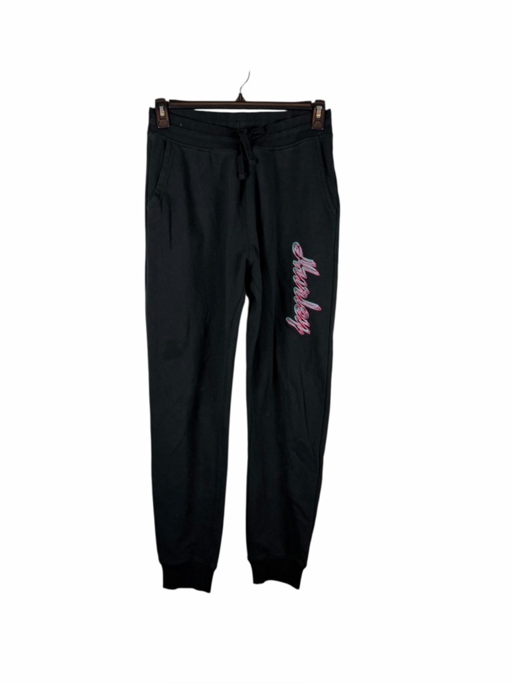 Hurley Black Logo Jogger Sweatpants Size Medium